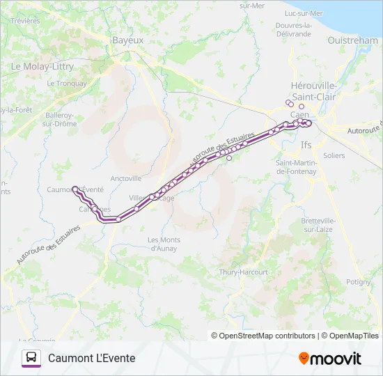 LIGNE 31 Bus Line Map