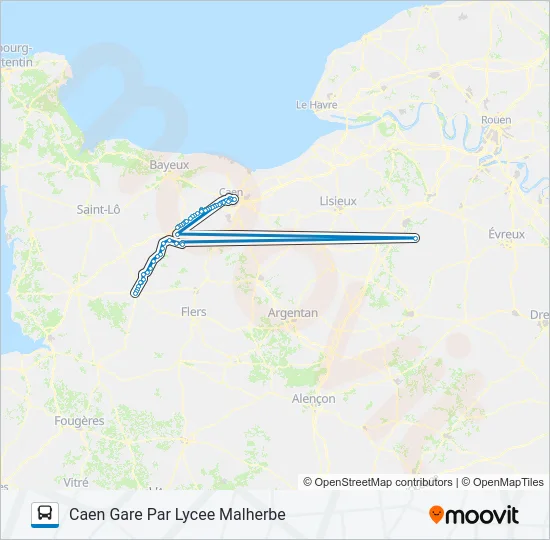 LIGNE 32 Bus Line Map