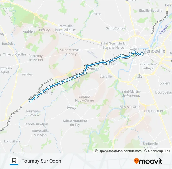 LIGNE 32 Bus Line Map