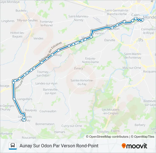 LIGNE 32 Bus Line Map