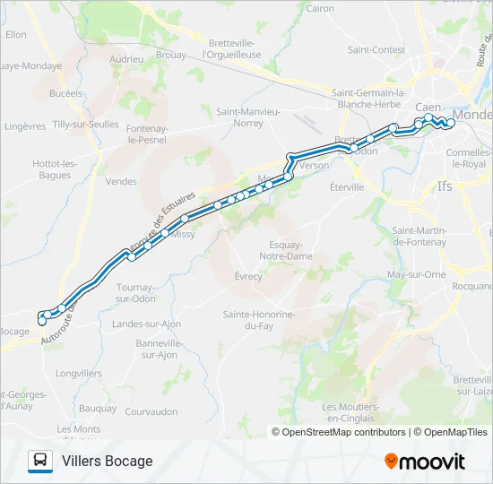 LIGNE 32 Bus Line Map