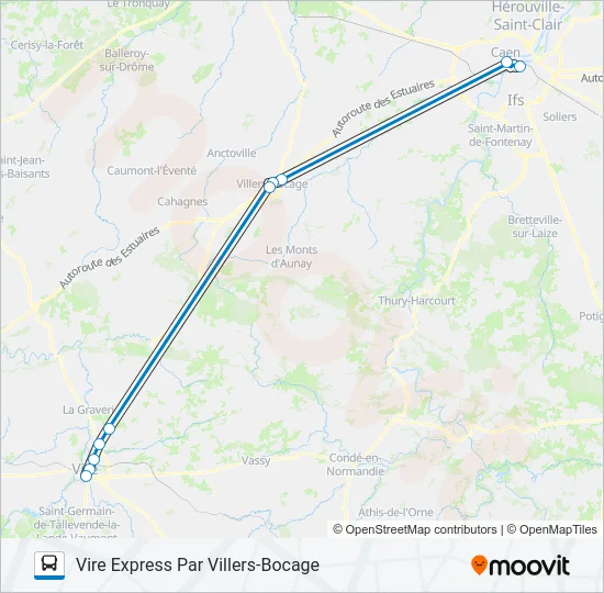 LIGNE 32 Bus Line Map