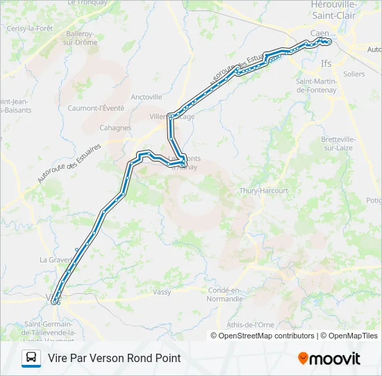 LIGNE 32 Bus Line Map