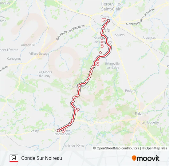 LIGNE 34 Bus Line Map