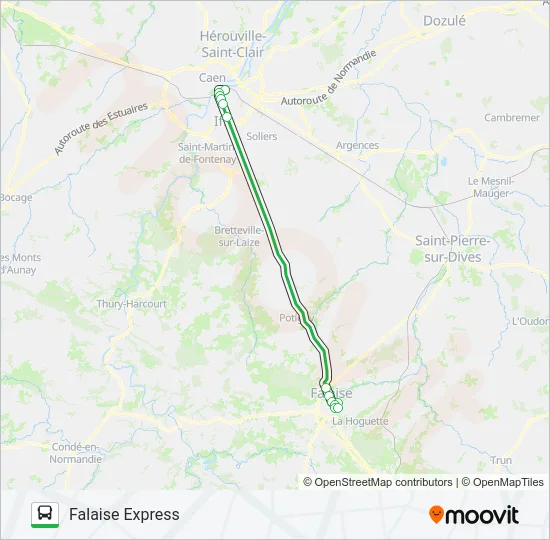 LIGNE 35 Bus Line Map