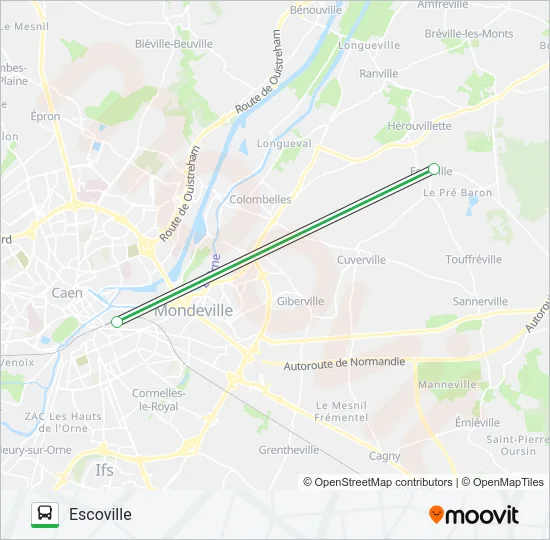 LIGNE 36 Bus Line Map