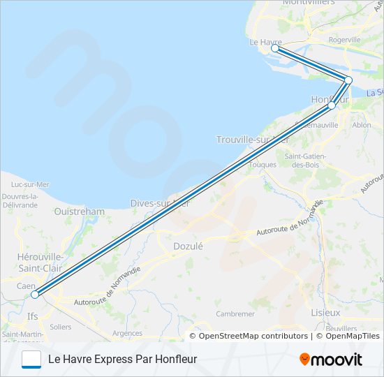 ligne 39 Route Schedules Stops Maps Le Havre Express Par