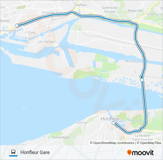 LIGNE 39 Bus Line Map