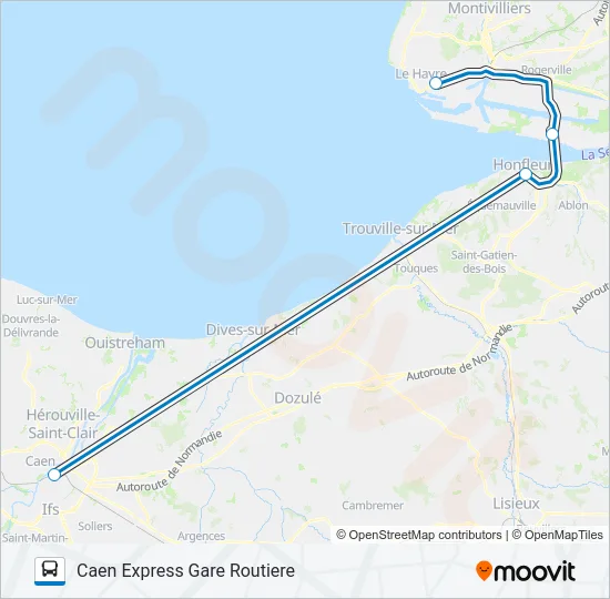 LIGNE 39 Bus Line Map