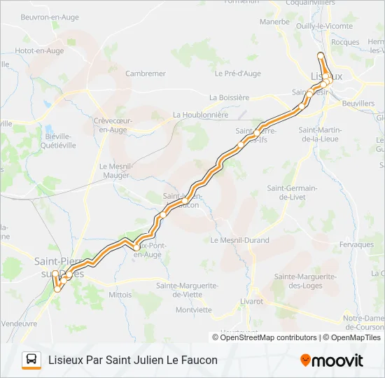 LIGNE 52 Bus Line Map