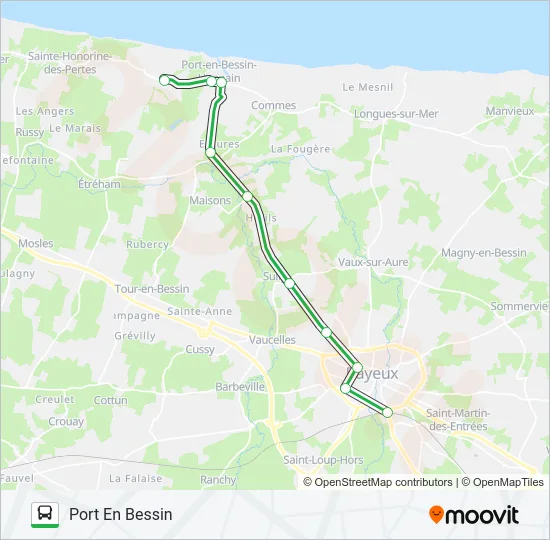 LIGNE 70 Bus Line Map