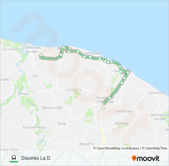 LIGNE 103 Bus Line Map
