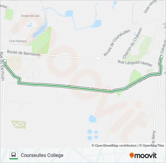 LIGNE 103 Bus Line Map
