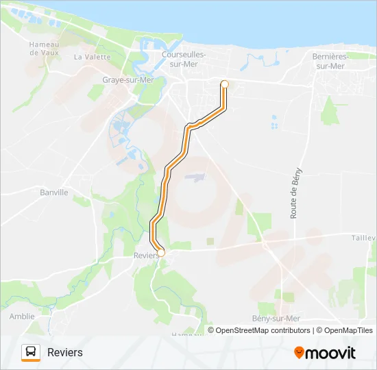 LIGNE 104 Bus Line Map
