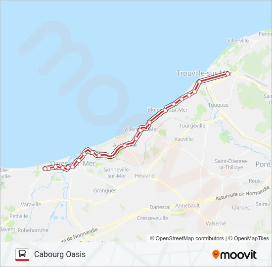 LIGNE 120 Bus Line Map