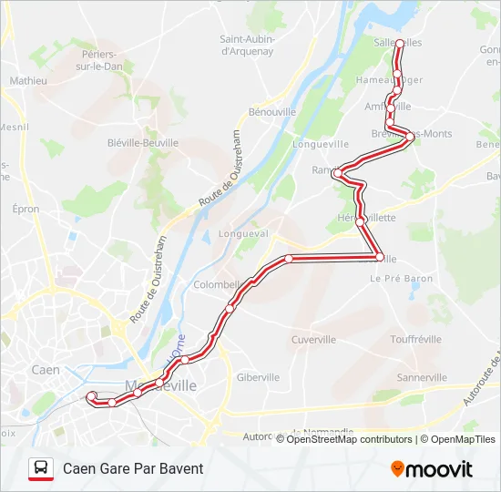 LIGNE 120 Bus Line Map