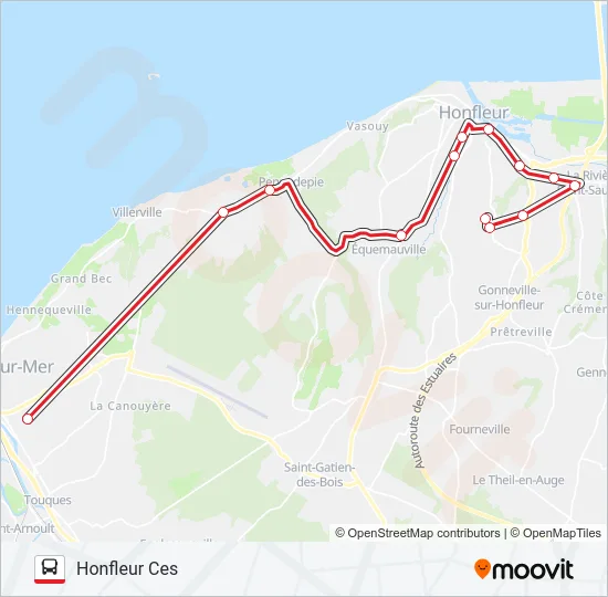 LIGNE 120 Bus Line Map