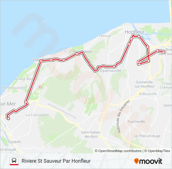 LIGNE 120 Bus Line Map