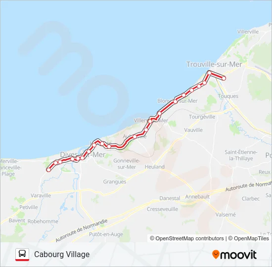 LIGNE 120 Bus Line Map
