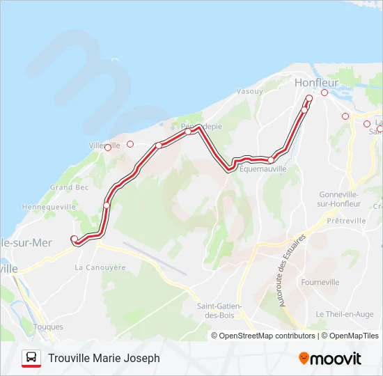LIGNE 120 Bus Line Map