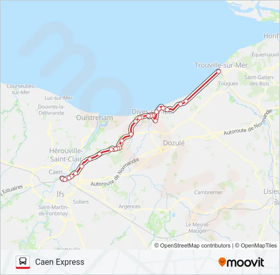 LIGNE 120 Bus Line Map