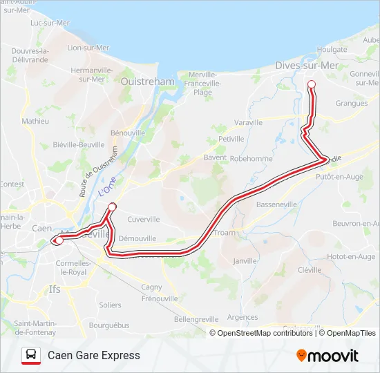 LIGNE 120 Bus Line Map
