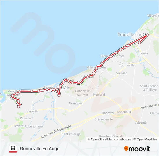 LIGNE 120 Bus Line Map