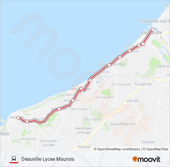 Mapa de LIGNE 120 de autobús