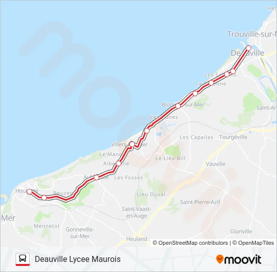 LIGNE 120 Bus Line Map
