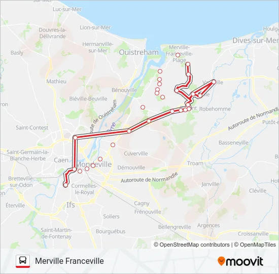 LIGNE 120 Bus Line Map