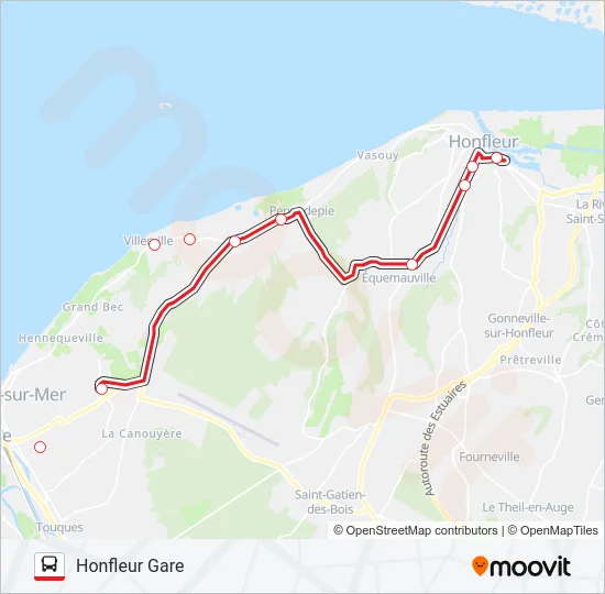 LIGNE 120 Bus Line Map