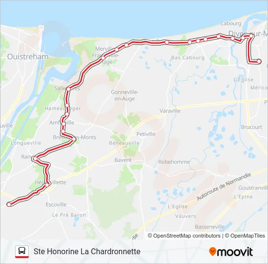 LIGNE 120 Bus Line Map