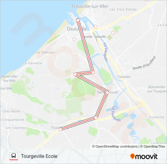 LIGNE 121 Bus Line Map