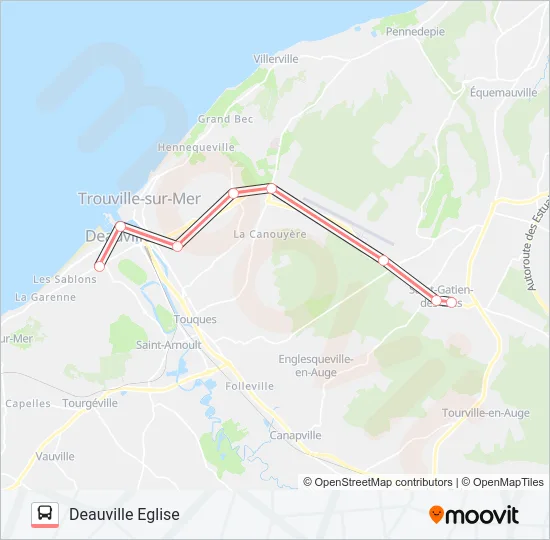 LIGNE 122 Bus Line Map