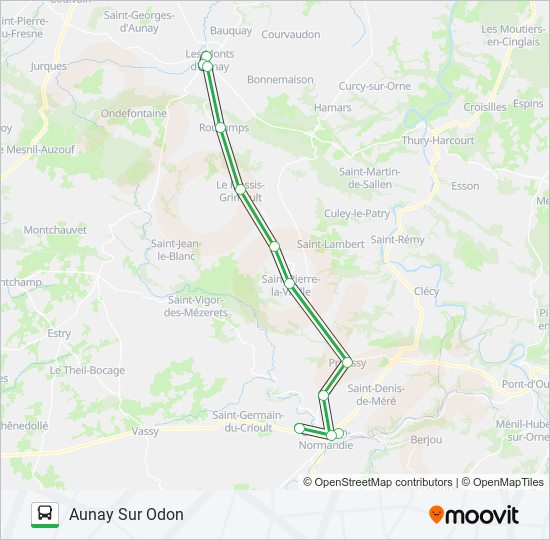 Mapa de LIGNE 131 de autobús