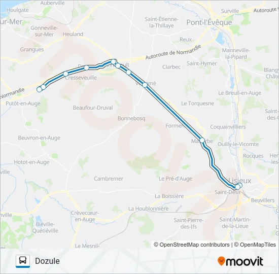LIGNE 137 Bus Line Map