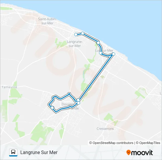 LIGNE 145 Bus Line Map