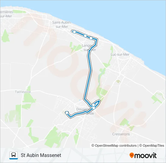 LIGNE 145 Bus Line Map