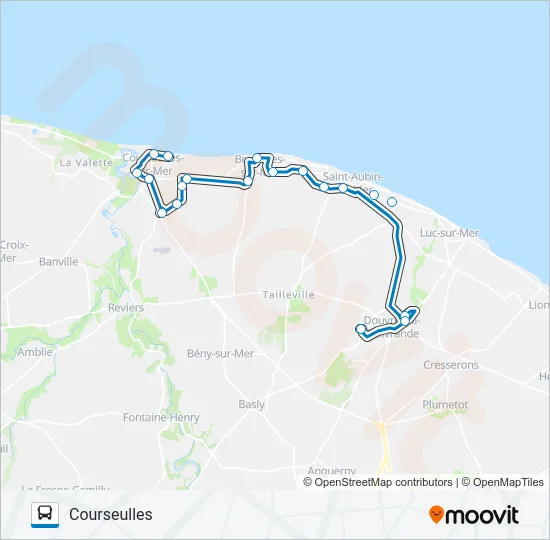 LIGNE 145 Bus Line Map