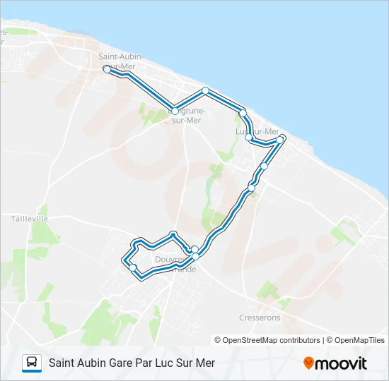 LIGNE 145 Bus Line Map