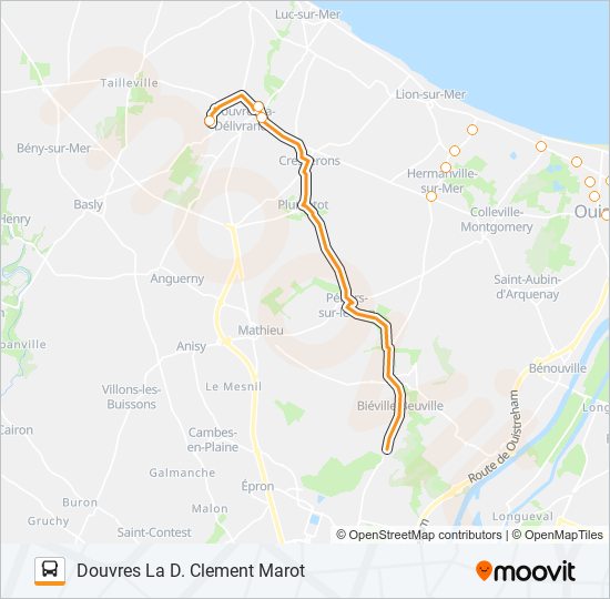 LIGNE 146 bus Line Map