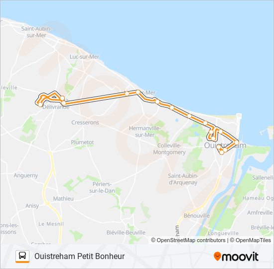 LIGNE 146 bus Line Map