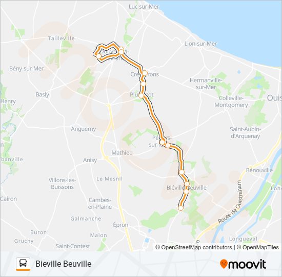 LIGNE 146 bus Line Map