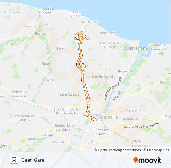 LIGNE 146 bus Line Map