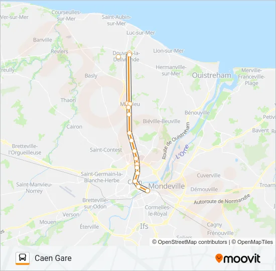 LIGNE 146 Bus Line Map