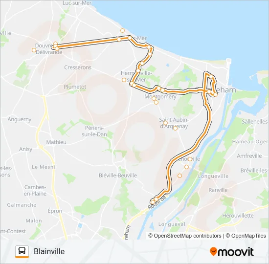 LIGNE 146 Bus Line Map
