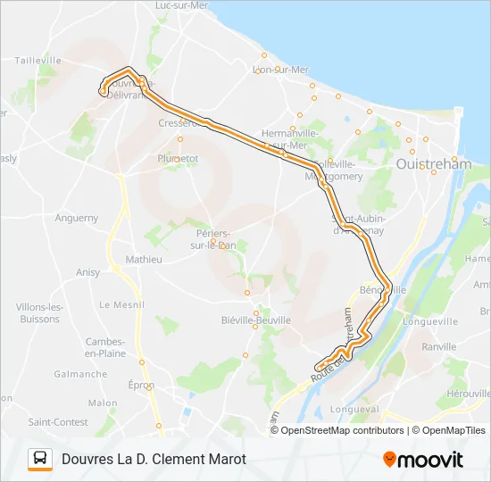 LIGNE 146 Bus Line Map