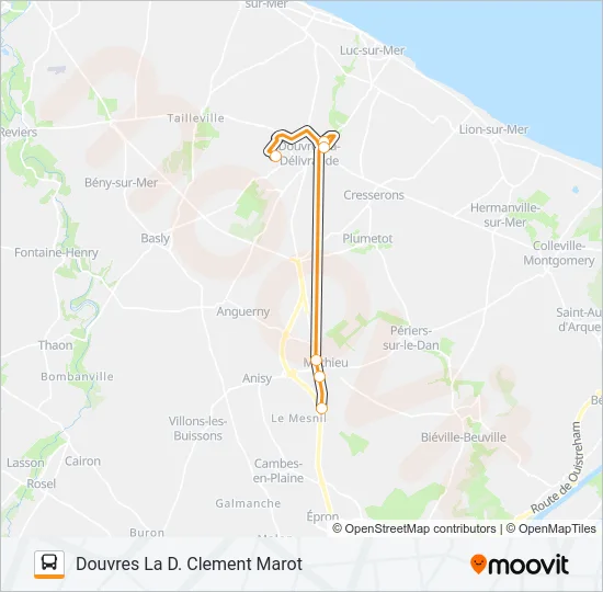 LIGNE 146 Bus Line Map