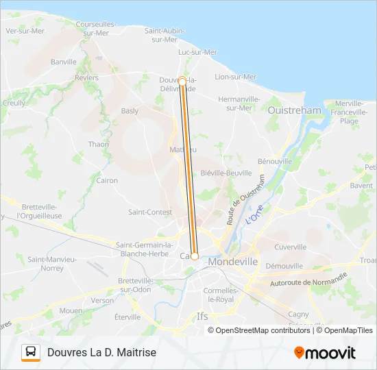 LIGNE 146 Bus Line Map