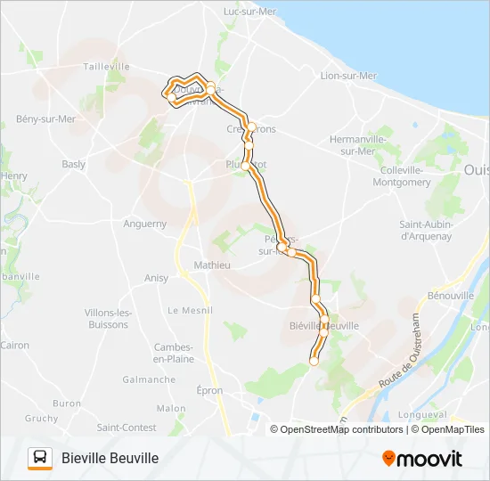 LIGNE 146 Bus Line Map